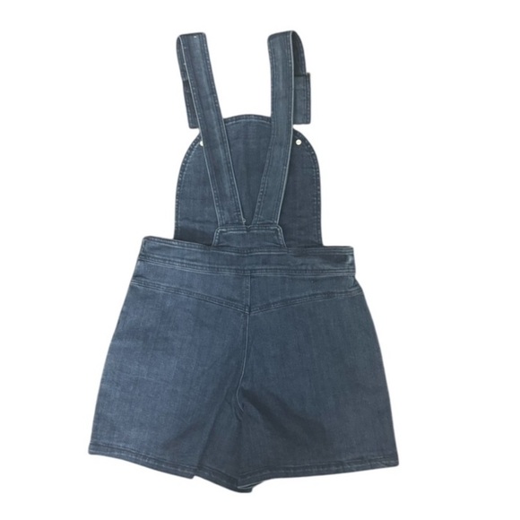 NWT ModCloth Jeans | Over the Rainbow Denim Shortalls Size 0 - Picture 2 of 5